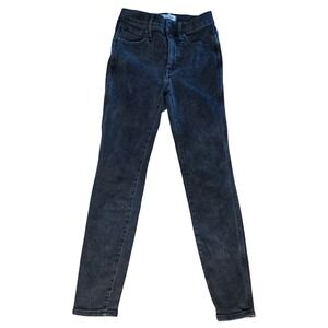 Madewell 10 Junior‎ Size 25 Petite High Rise Skinny Jeans Black Wash